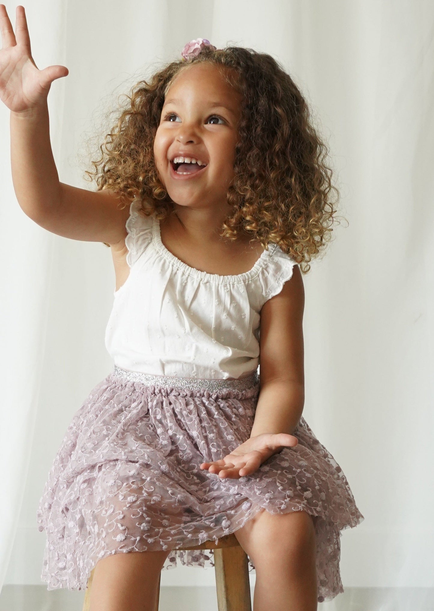 Calliope | Swiss Dot Embroidered Romper | Antique Ivory