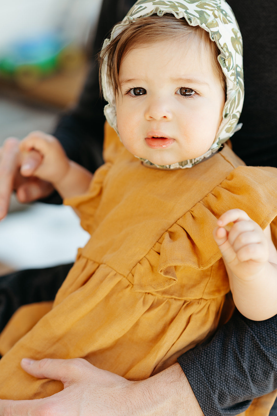 Island Leaf Cotton Stretch Bonnet Hat