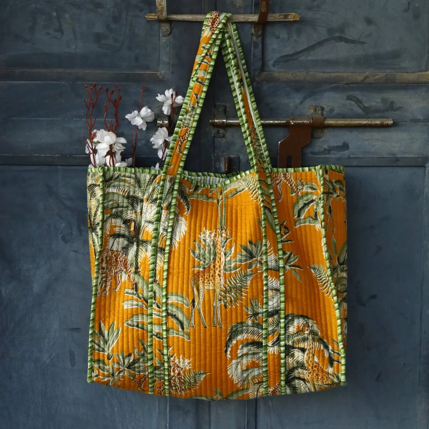 Tiger Safari Cotton Tote Bag