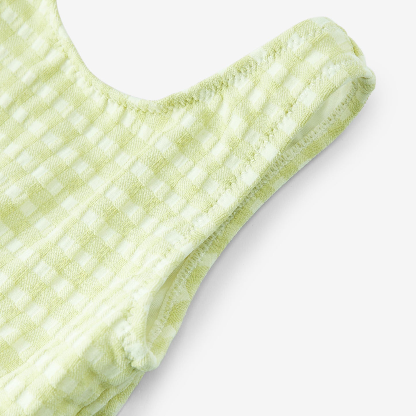 Green Gingham Ballet Skirt Swimsuit