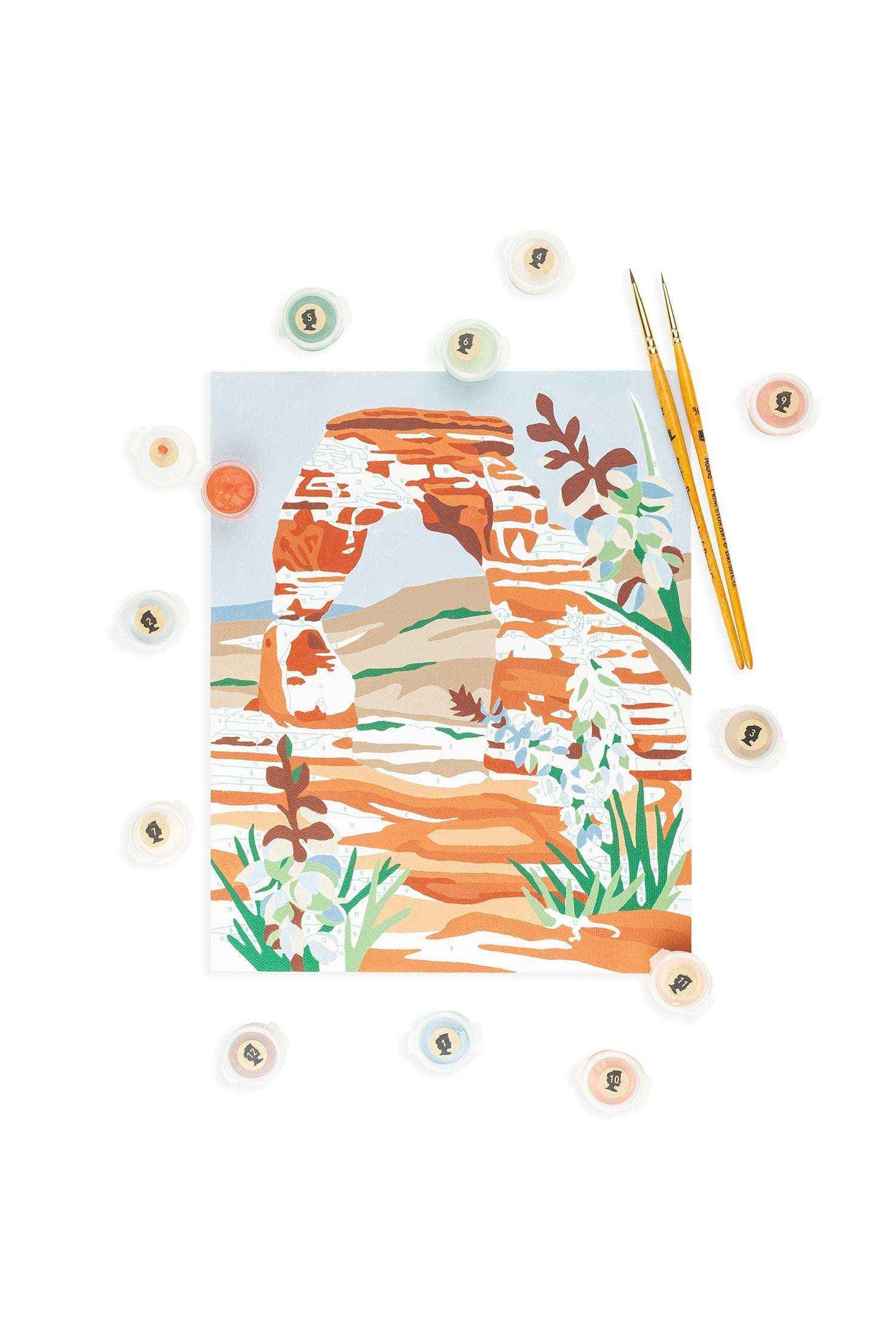 Arches National Park | 8x10 paint-by-number kit