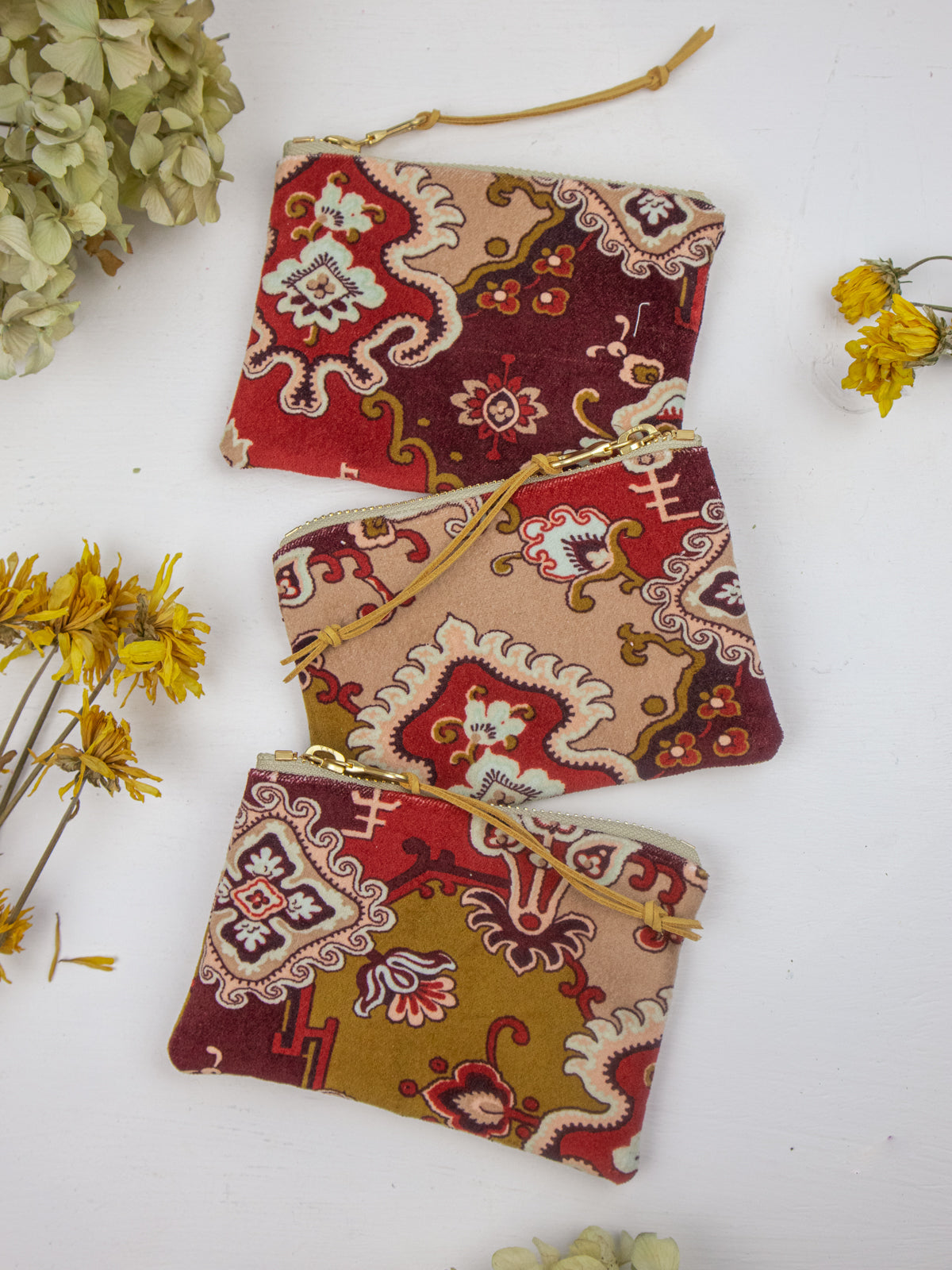 Boho Velvet Mini Pouch
