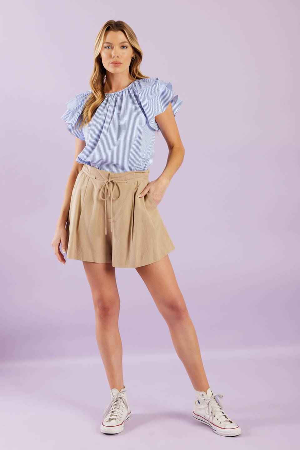 NEED YOU MORE WOVEN TOP