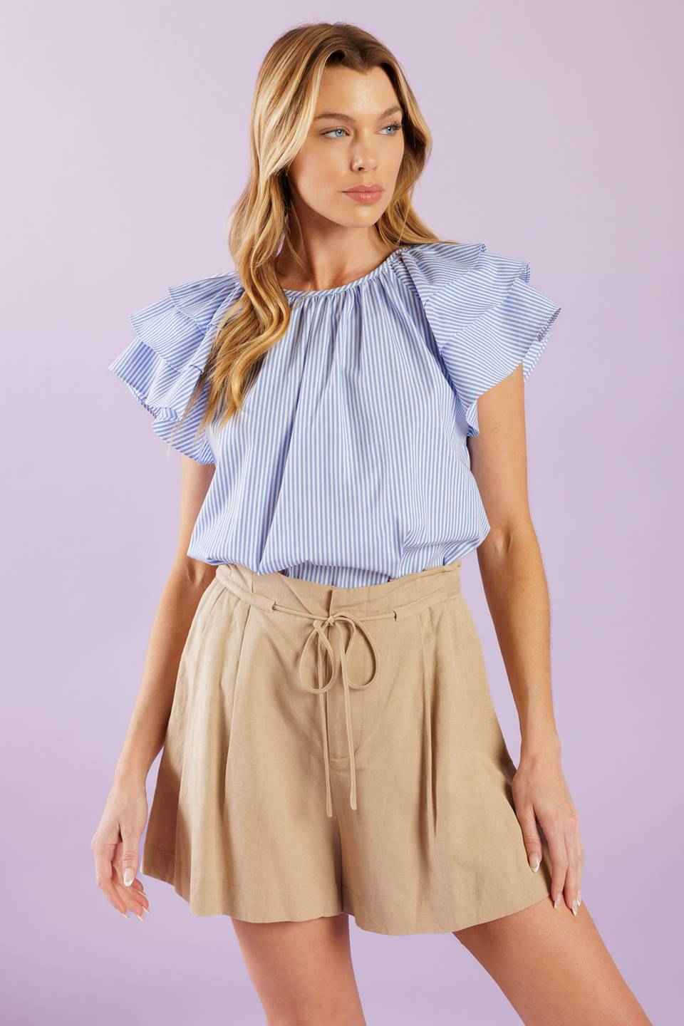NEED YOU MORE WOVEN TOP