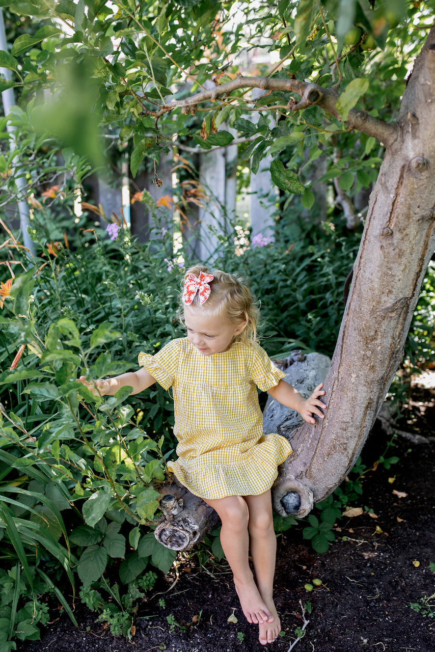 Sunset Daisy | Petite Party Bow