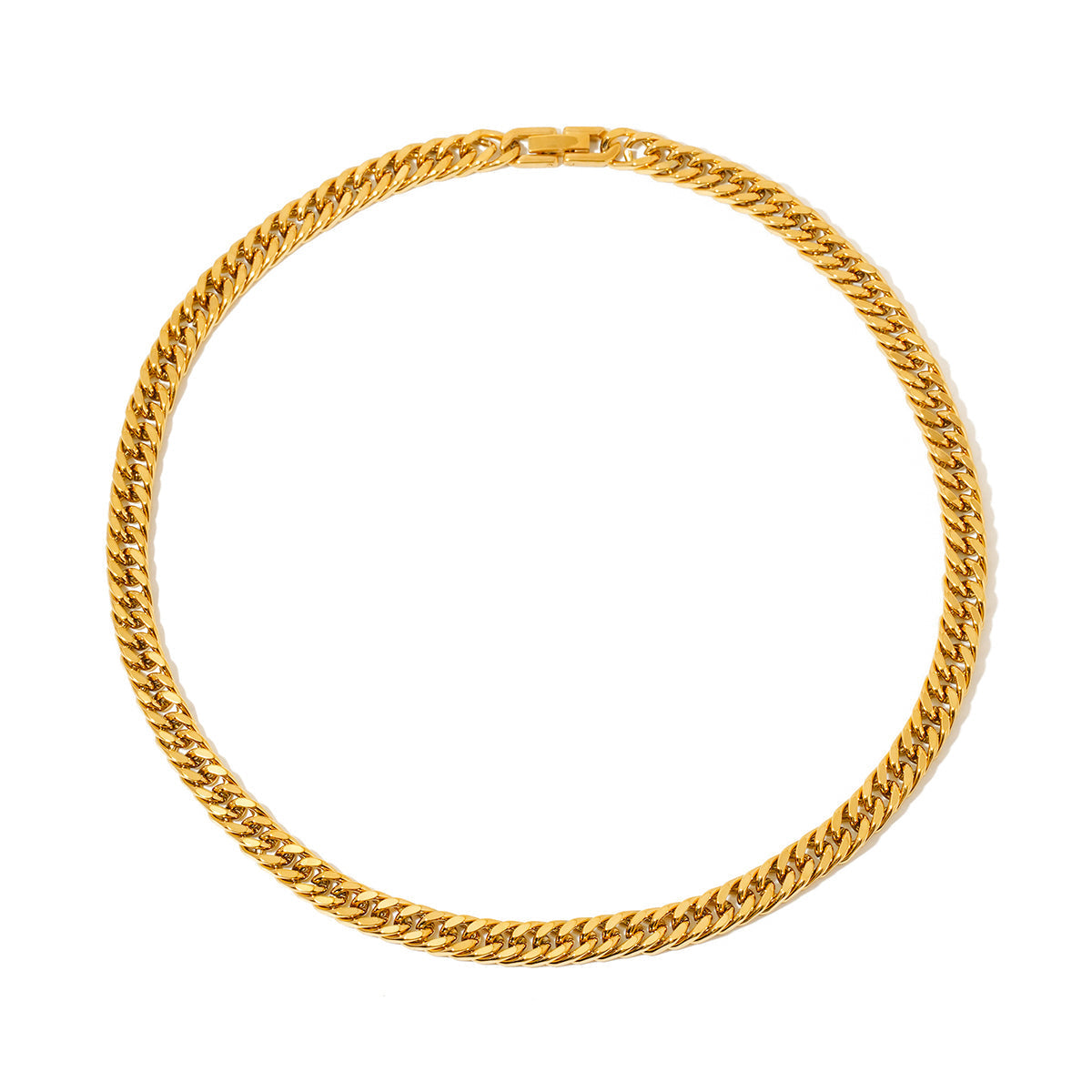 Carson Cuban Chain Necklace - WATERPROOF