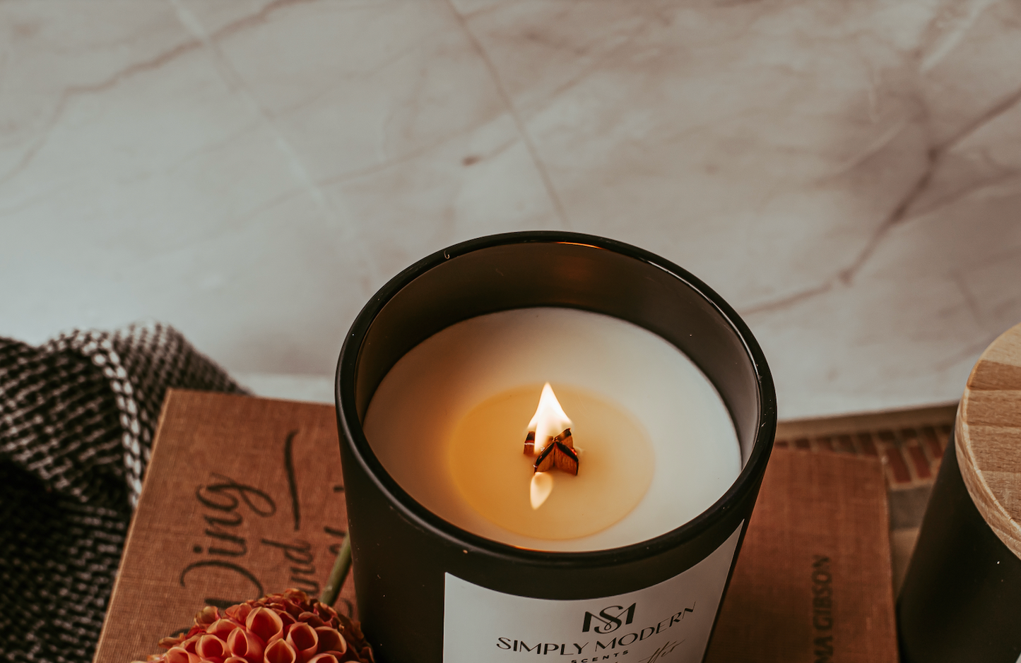Volcano Sunrise | Wood-Wick Coconut Soy Wax Candle