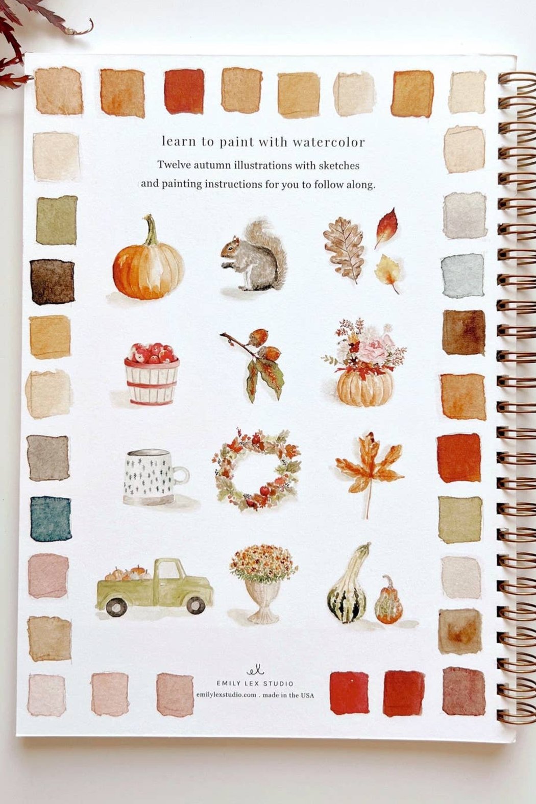 Autumn Watercolor Workbook
