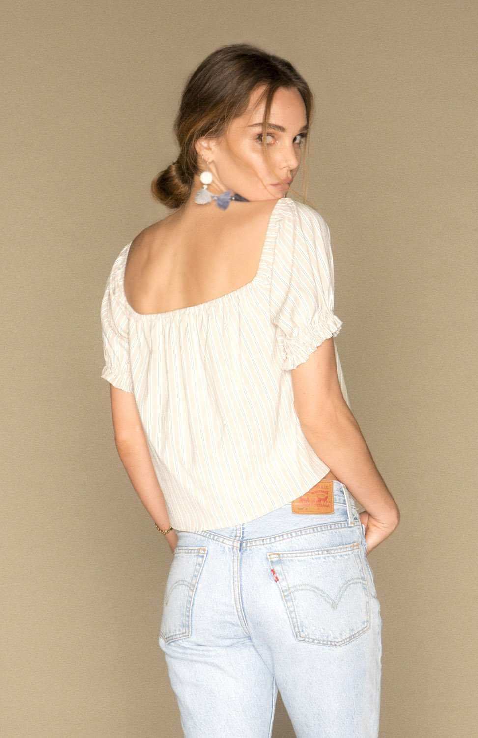 Bardot Blouse | Teak