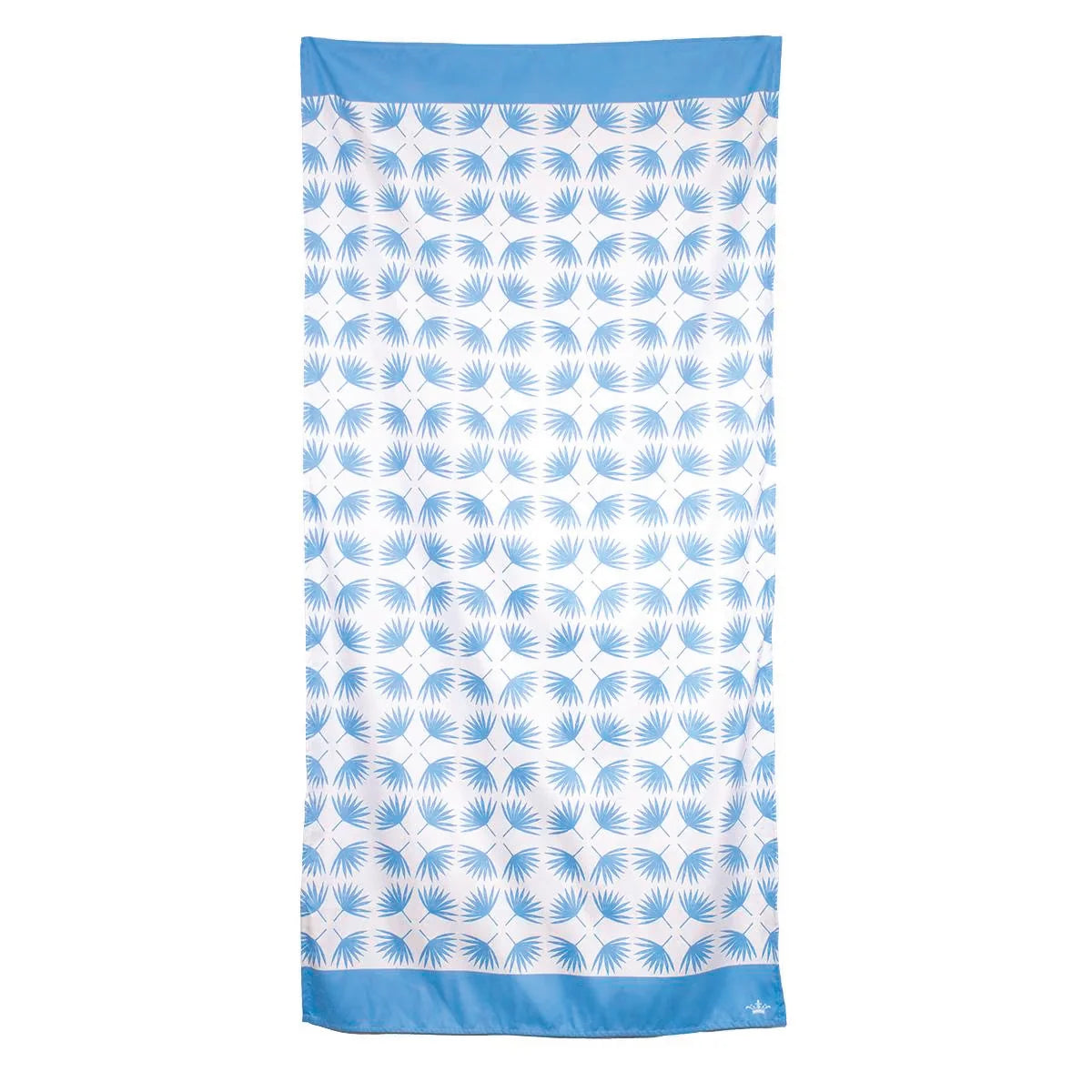 Blue Boca Raton Microfiber Beach Towel