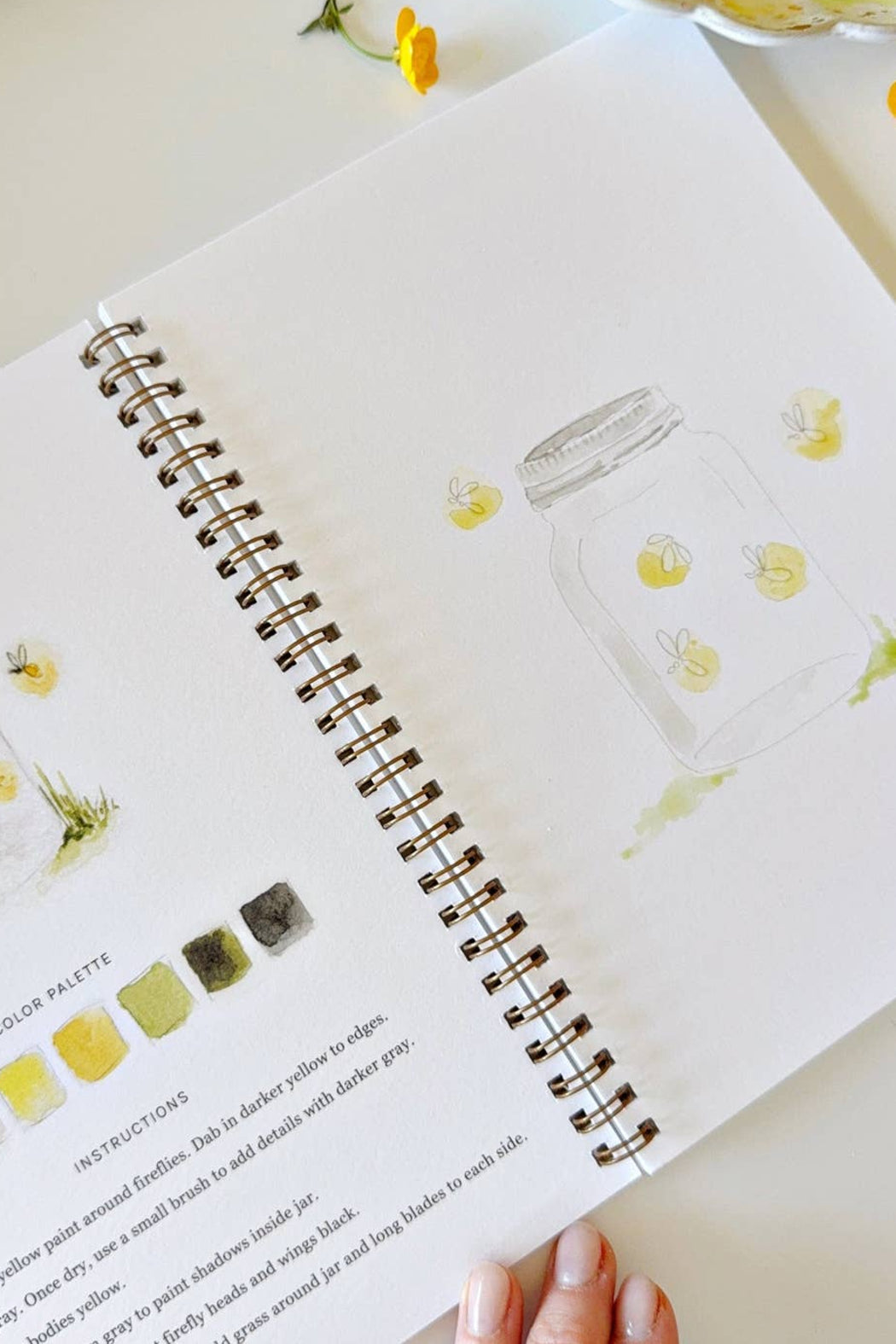 Camping Watercolor Workbook
