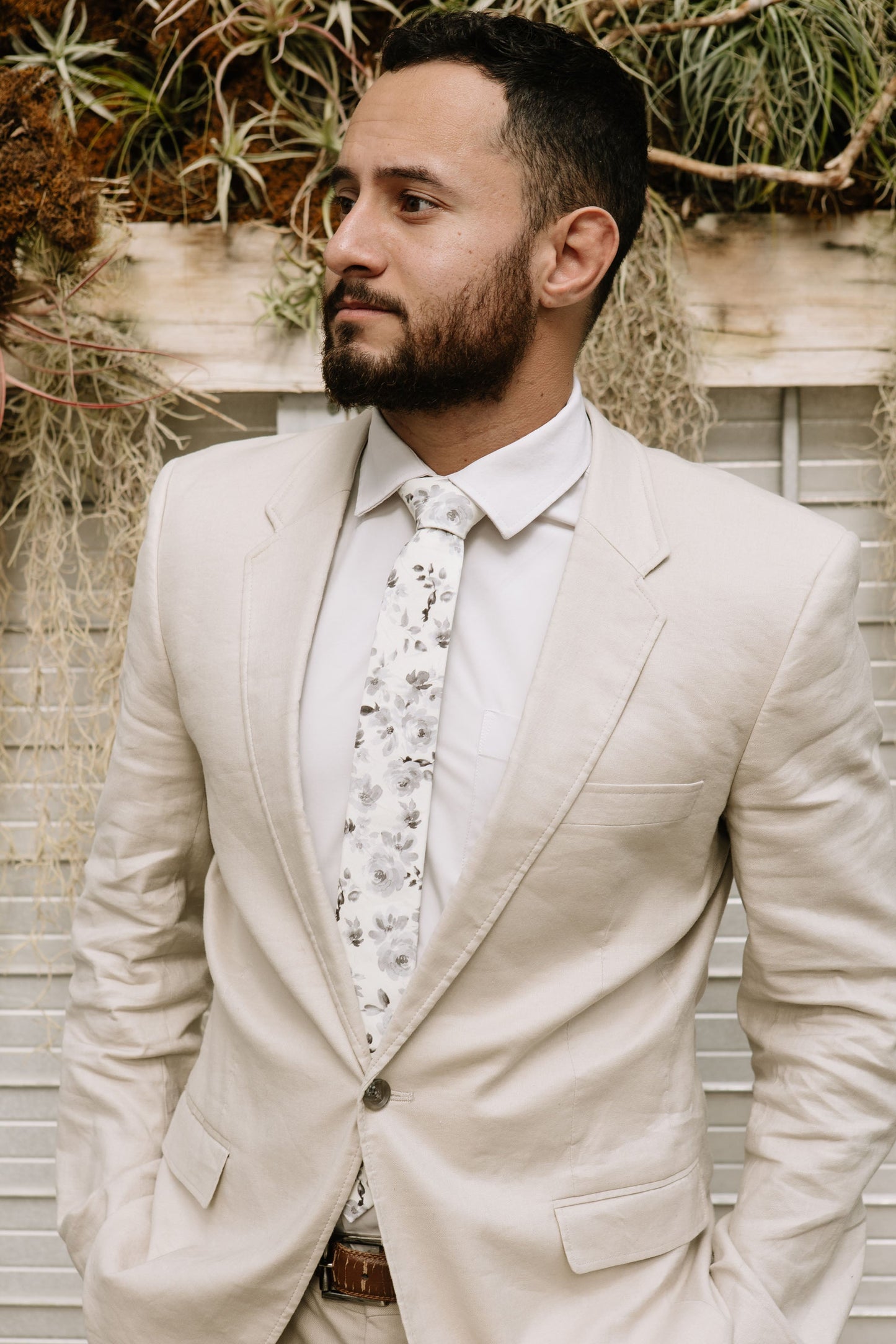 French Floral - Men's Tie