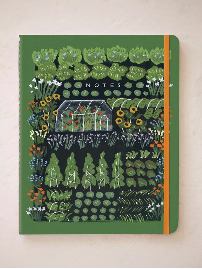Garden Greenhouse Sewn Trio Notebook Set