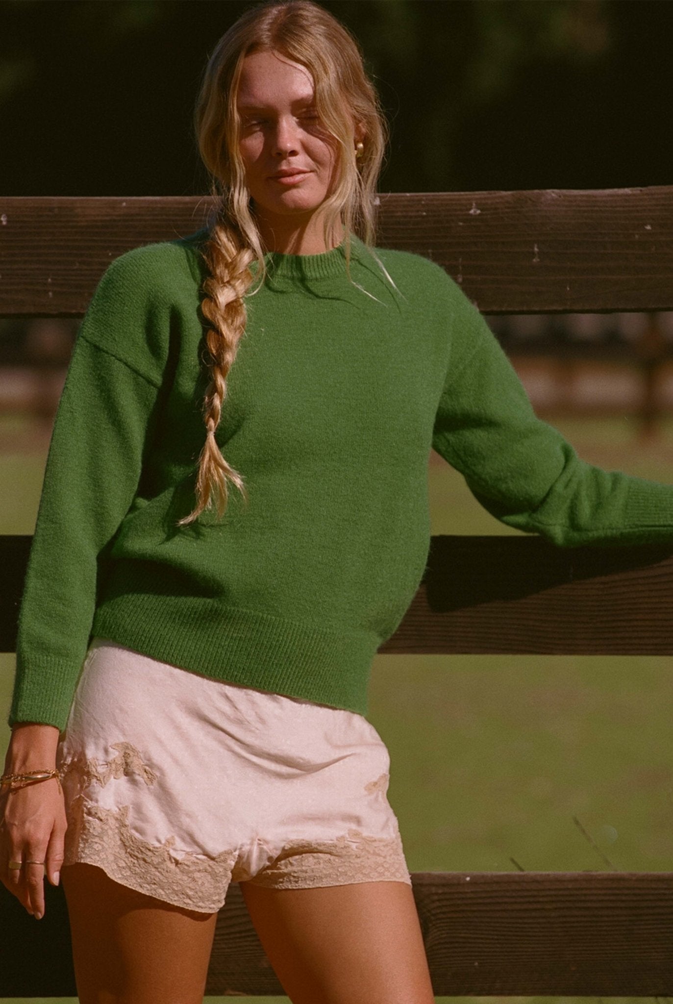 Tex Sweater - Hunter Green Sweater