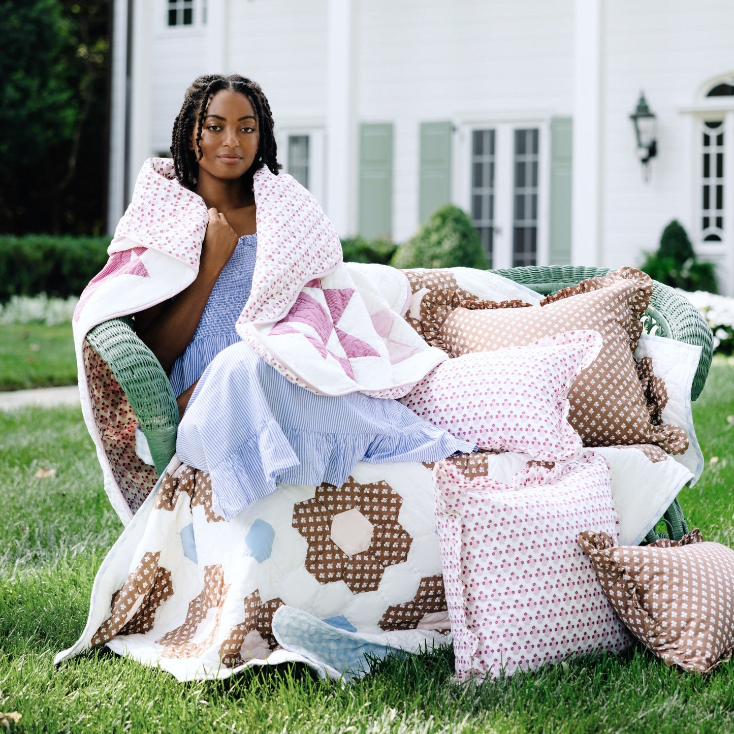 Constance Ruffled Lumbar Pillow