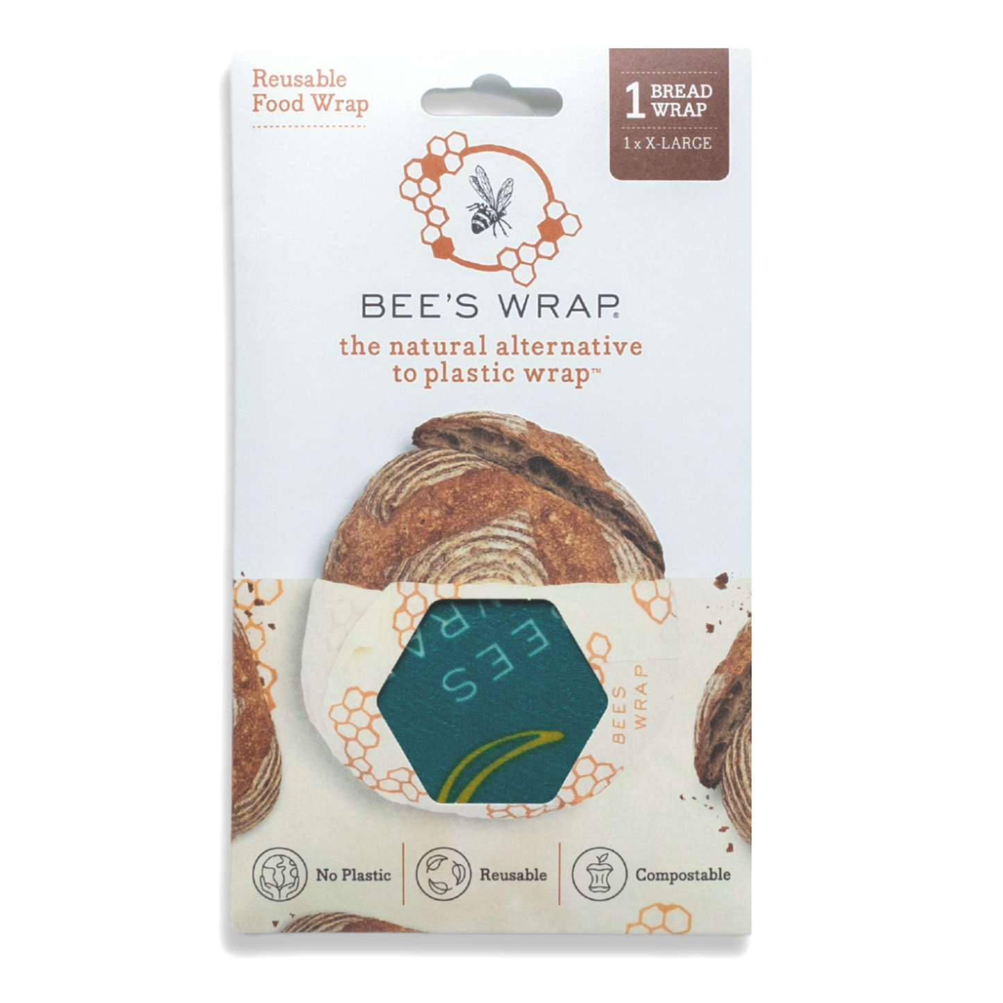 Bee's Wrap - Bread Wrap - Oceans Print