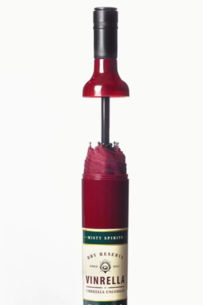 Burgundy Wine Bottle Umbrella