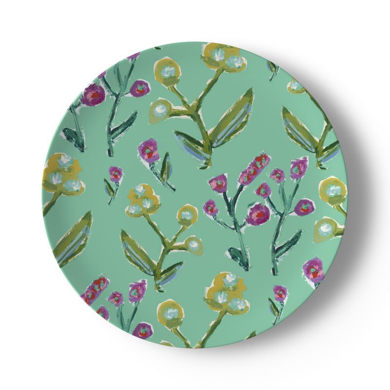 Set of Honeysuckle China Plates (Set of 2, 4 or 8)