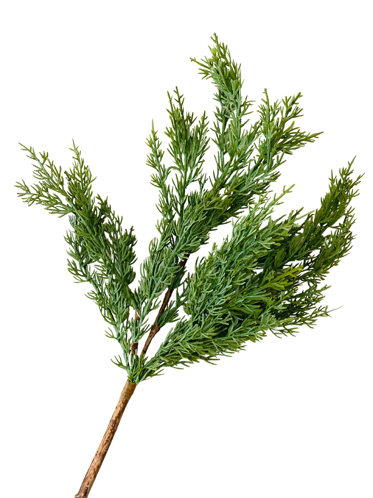 Artificial Cedar Stems - bundle of 4