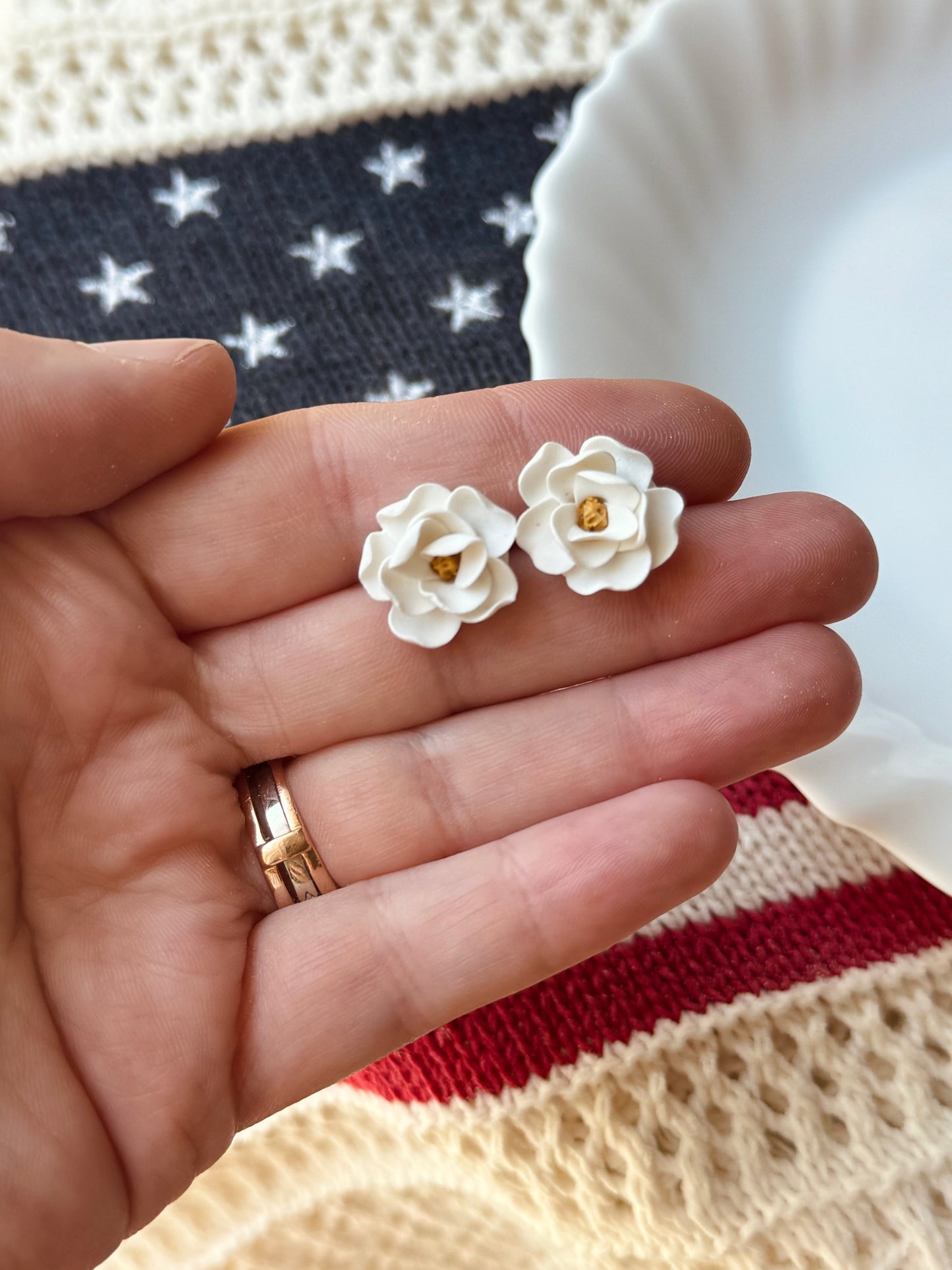 Gardenia Studs