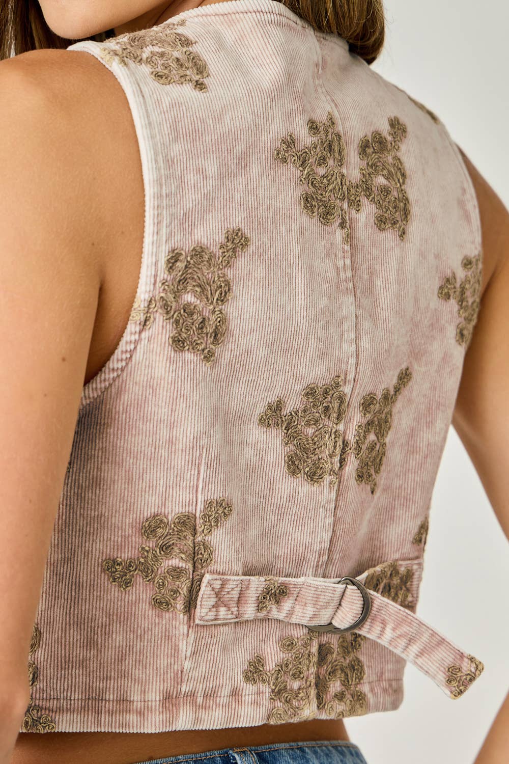 Bloom & Buckle Corduroy Vest