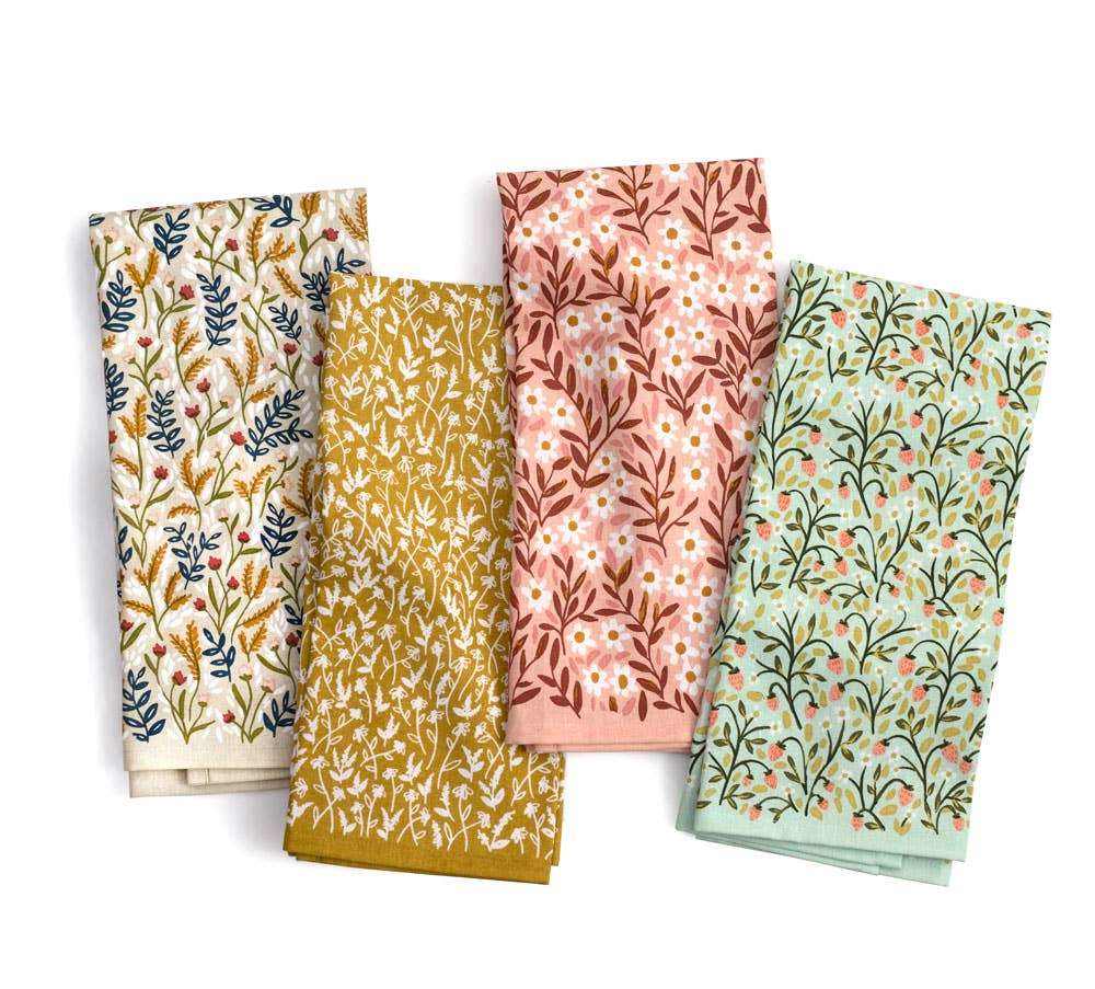 Tiny Floral Tea Towel