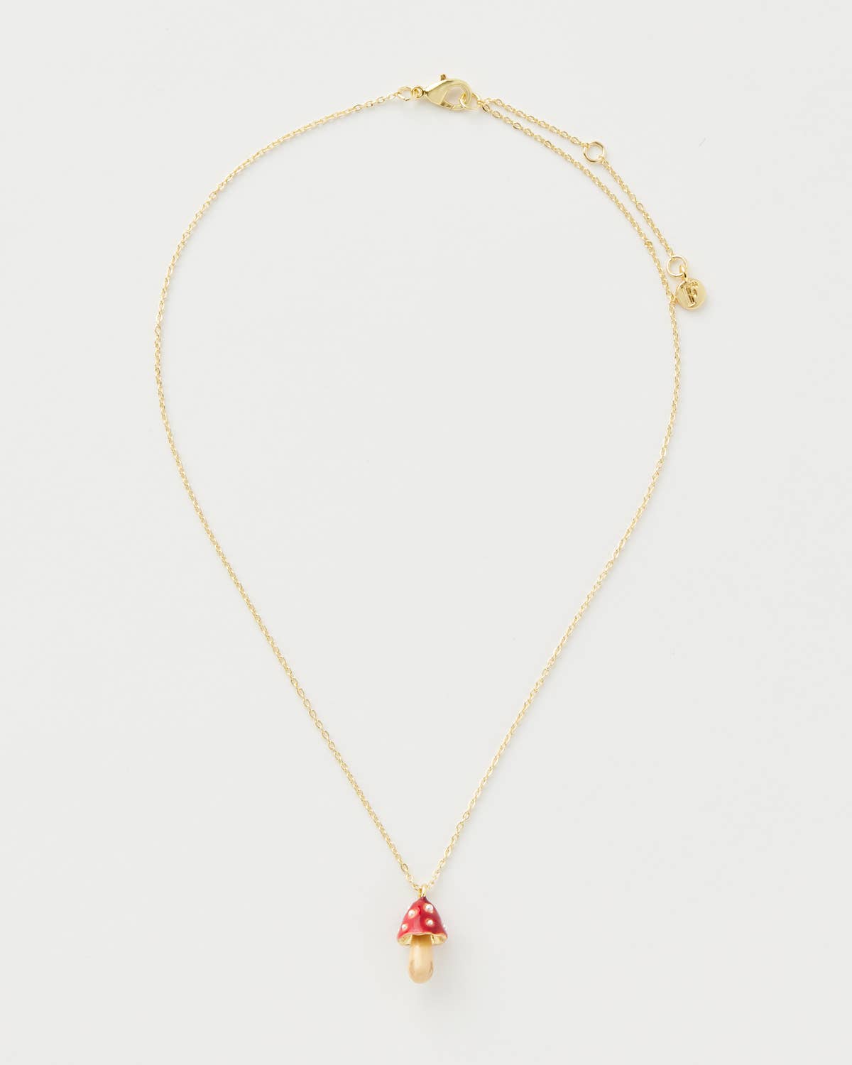 FABLE Enamel Mushroom Necklace