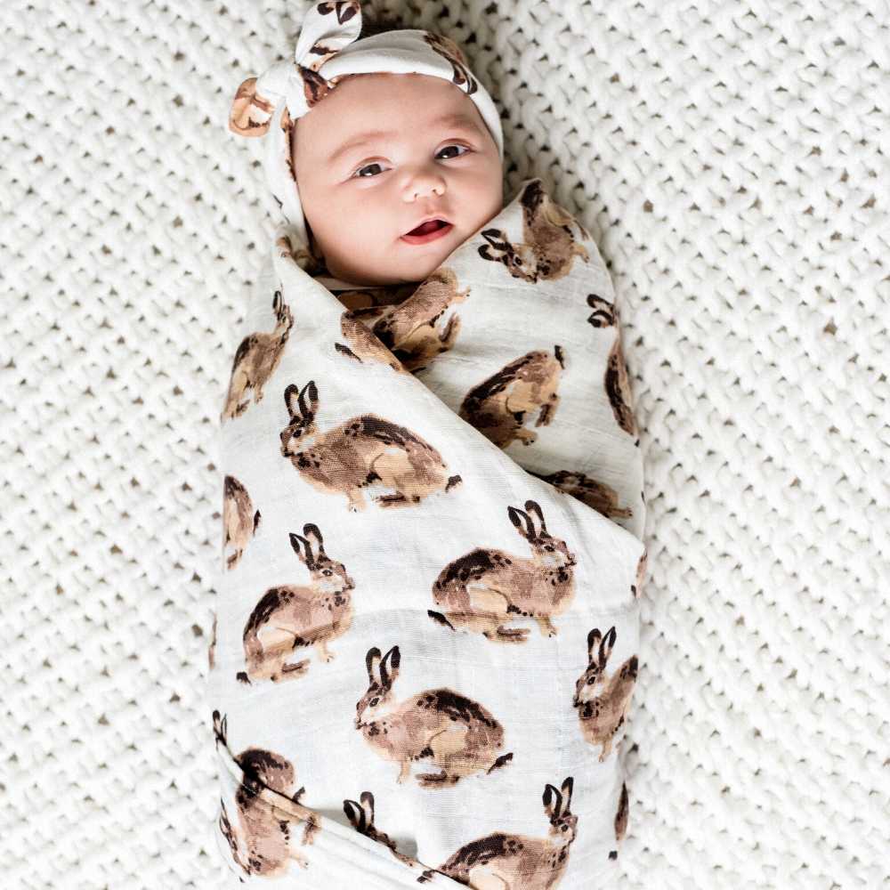 Island Leaf Organic Cotton Swaddle