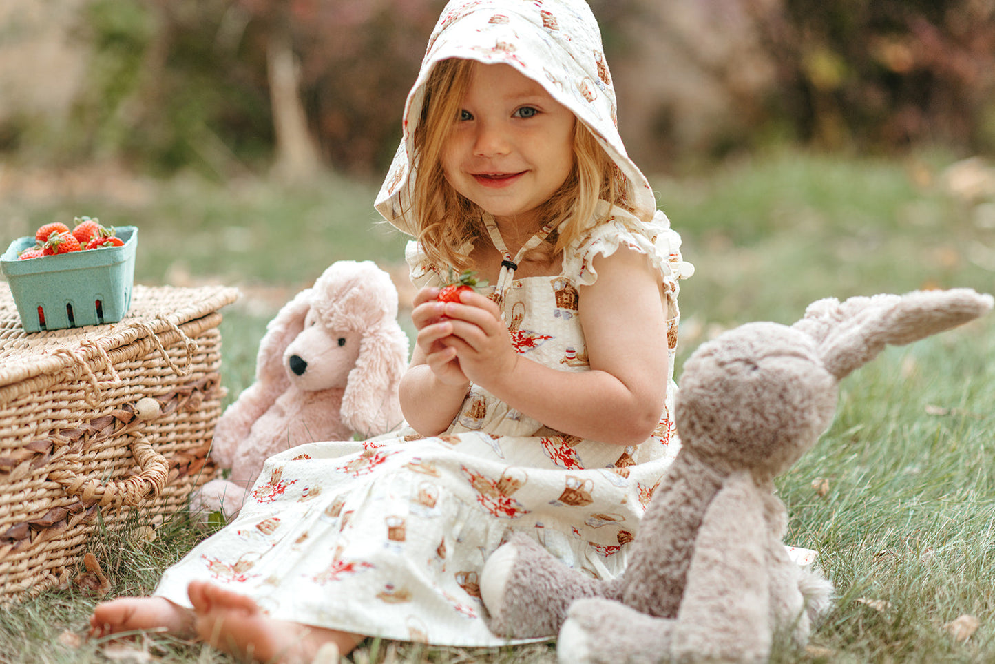 Picnic Wide Brim Sun Bonnet