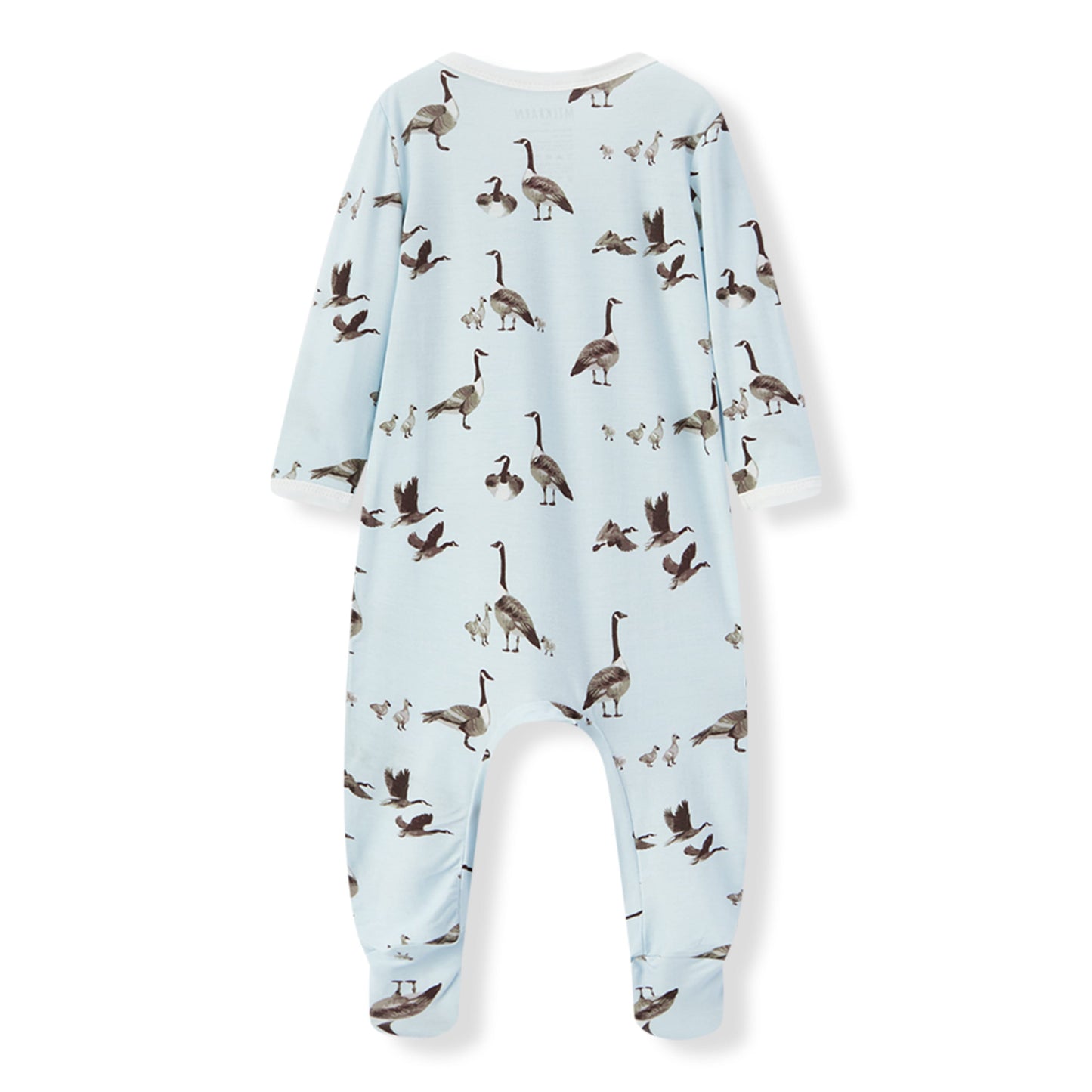 Goose Luxe Stretch Zipper Footed Romper