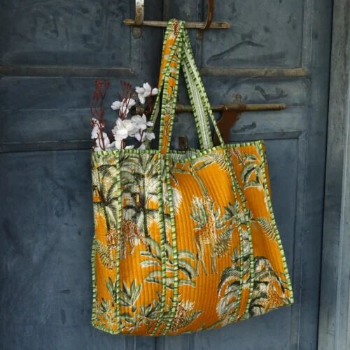 Tiger Safari Cotton Tote Bag