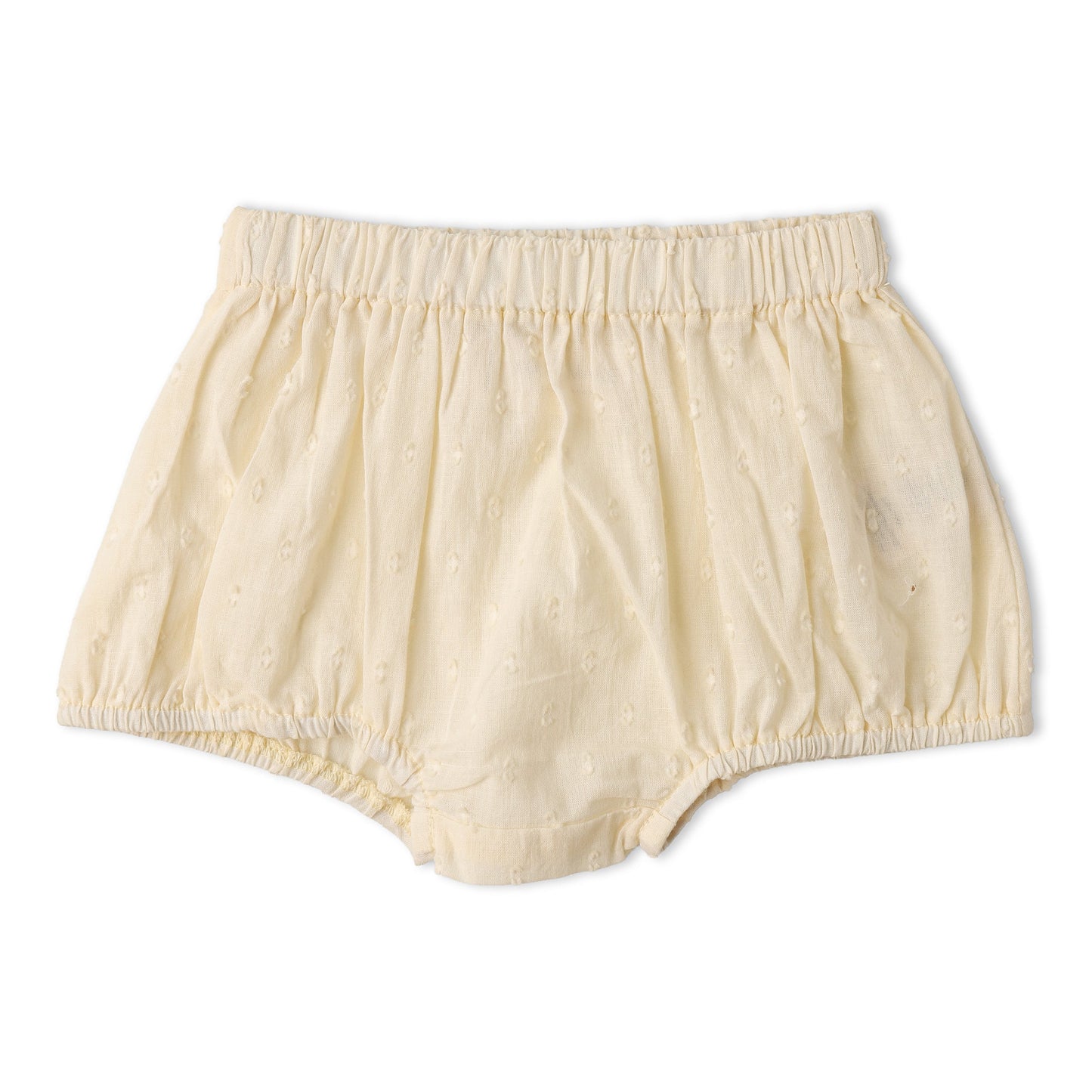 Organic Smocked Collar Dress - Butter Yellow