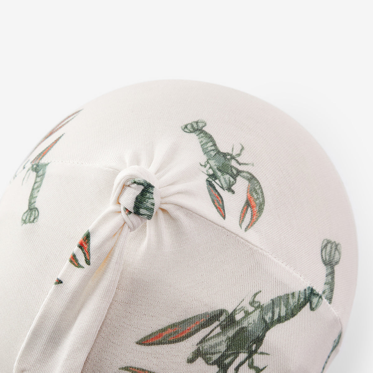 Mint Lobster Luxe Stretch Knotted Beanie Hat