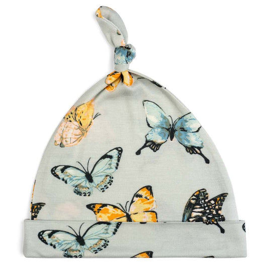 Butterfly Bamboo Knotted Beanie Hat