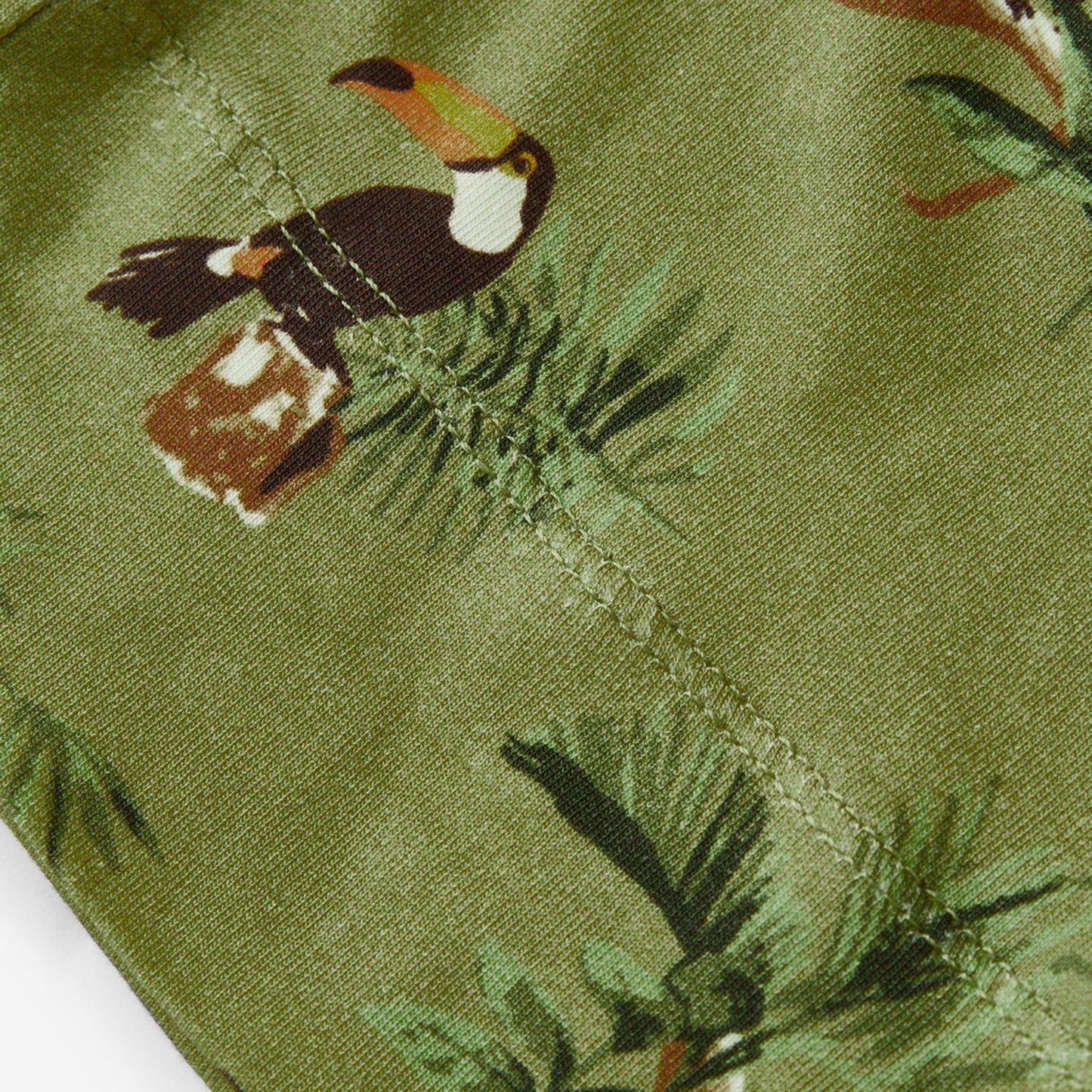Toucan Cotton Stretch Knotted Beanie Hat