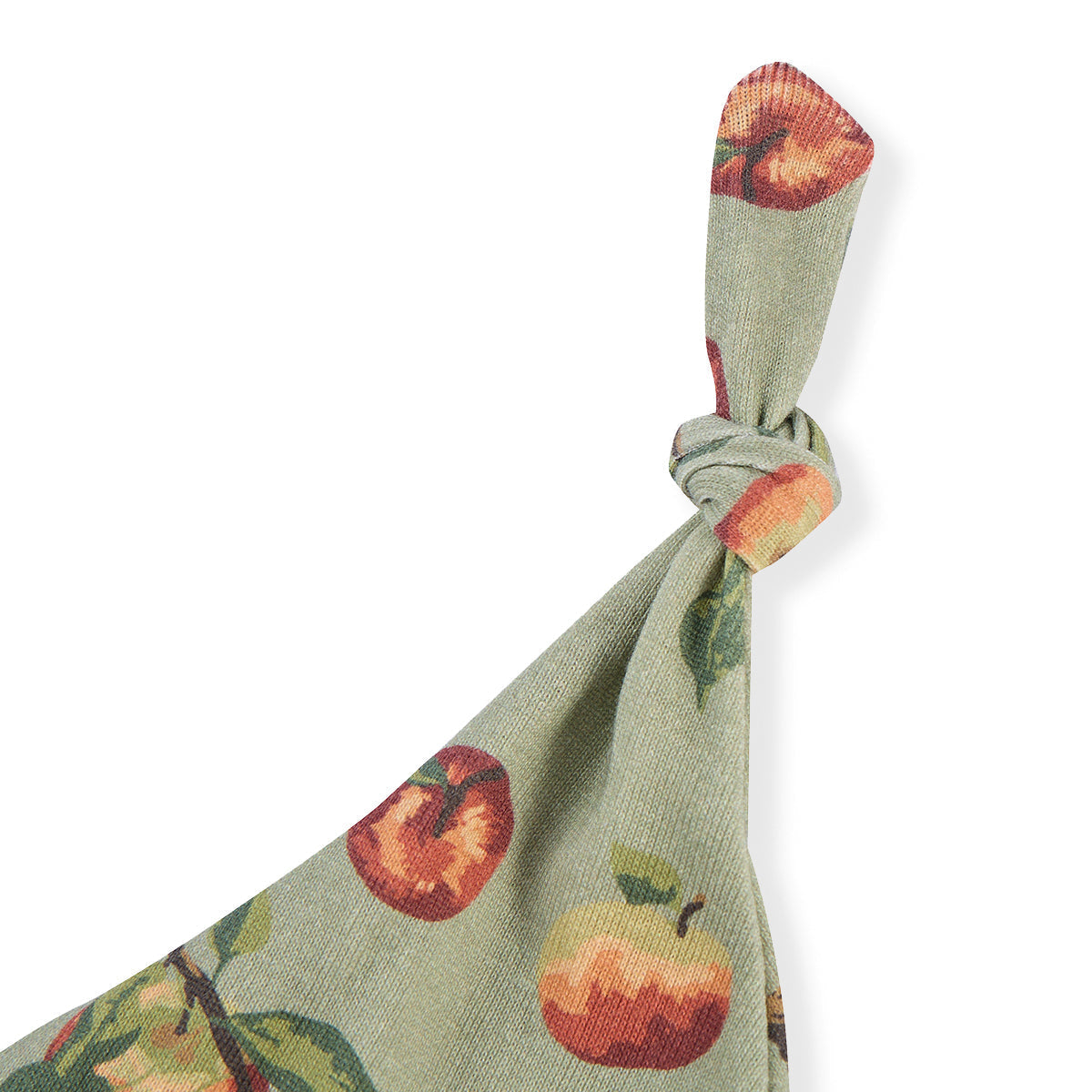 Apple Orchard Organic Cotton Knotted Beanie Hat