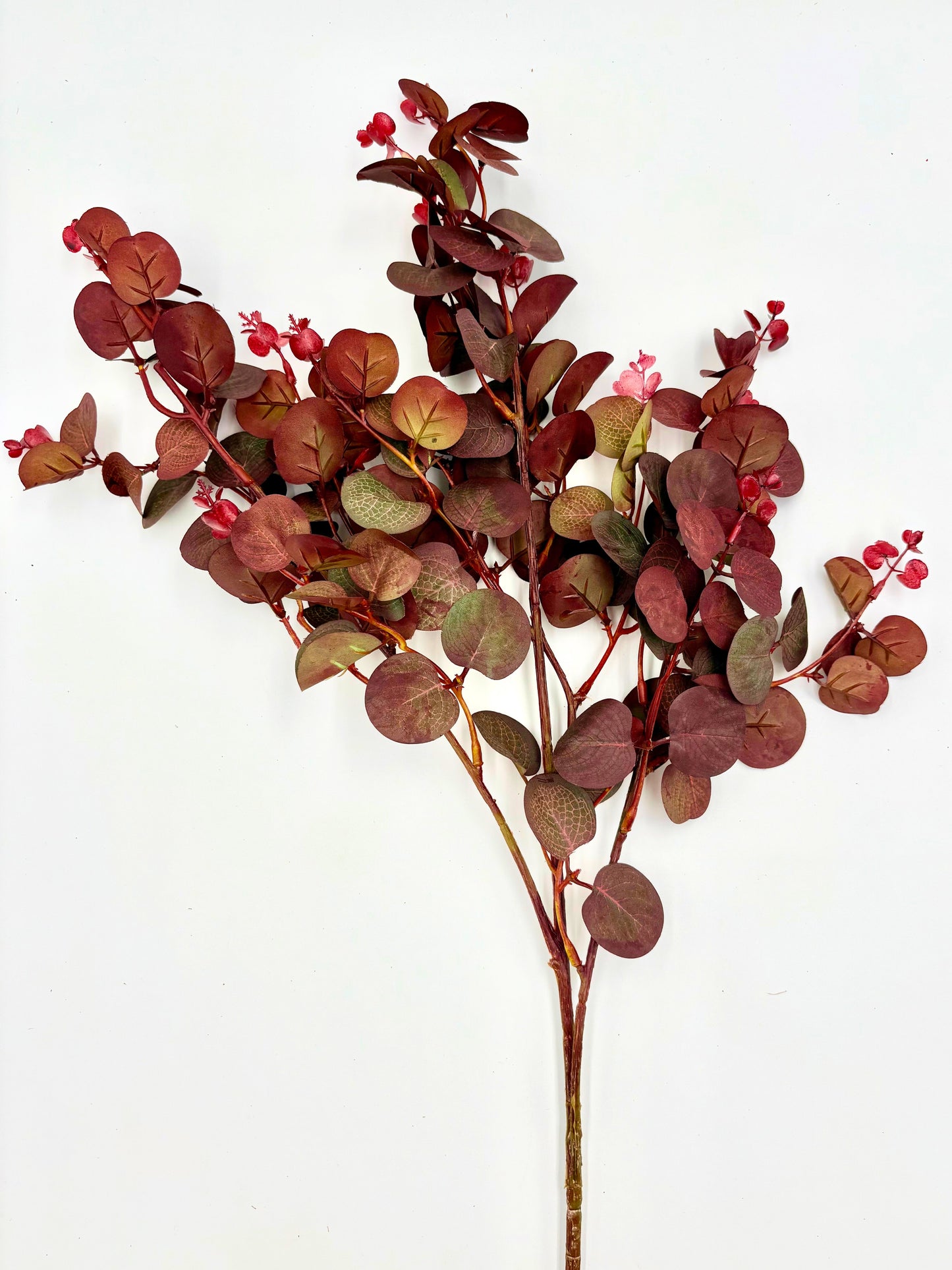 Artificial Purple Autumn Eucalyptus Stems