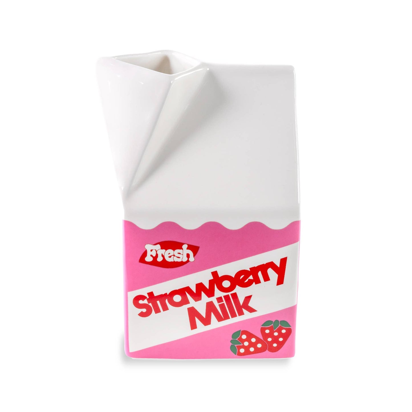 Ceramic Vase, Strawberry Milk