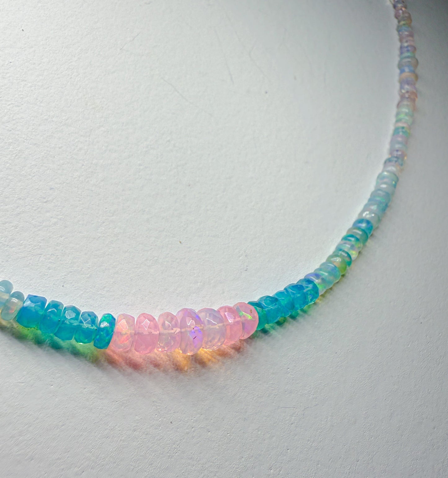 Cotton candy opal ombre