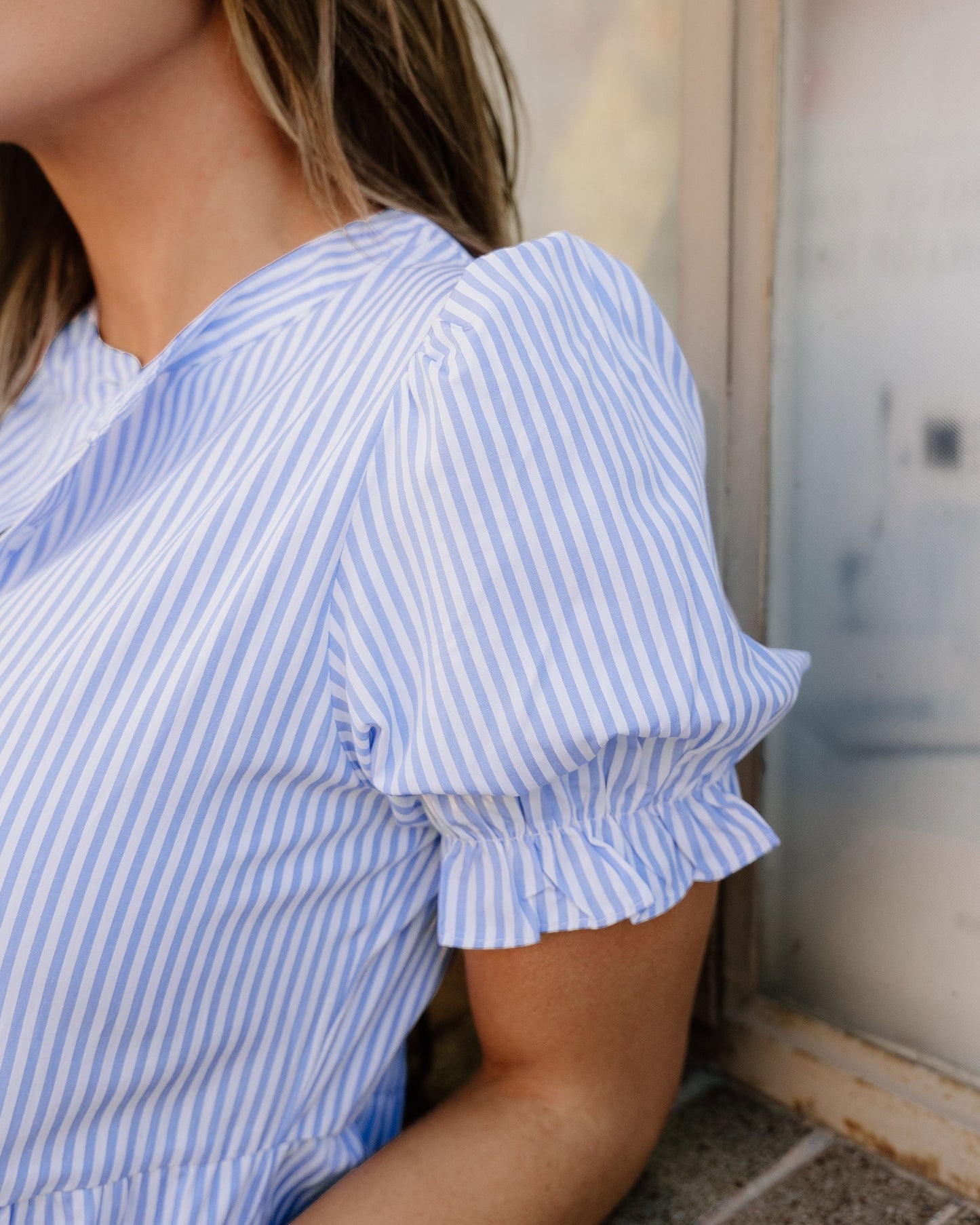 Kaeli Scallop Tiered Dress