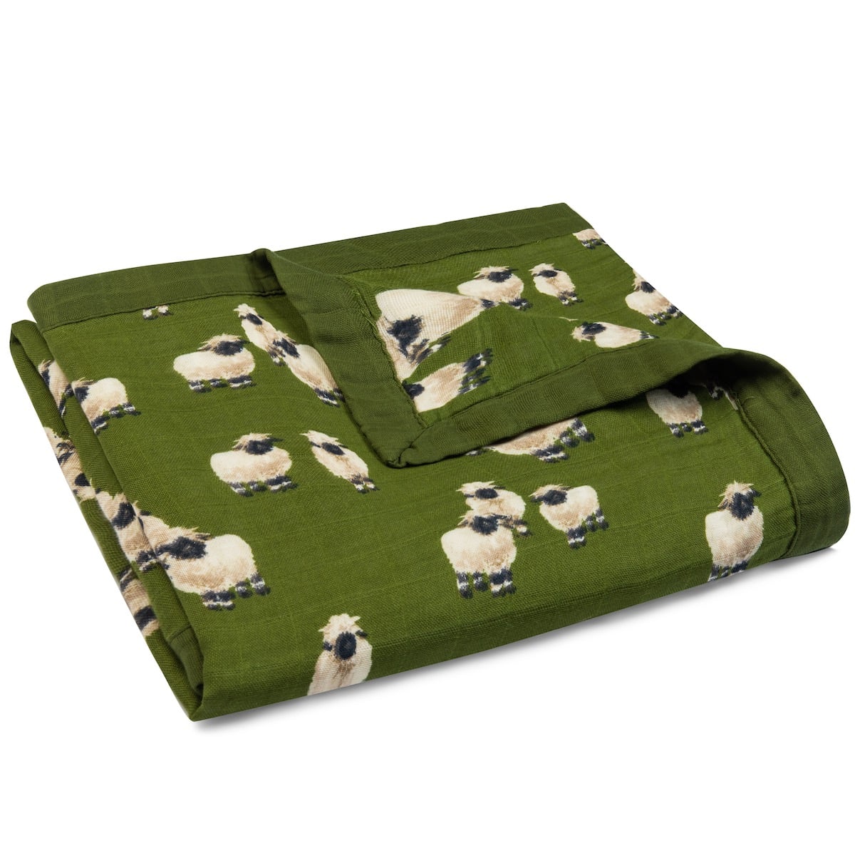 Valais Sheep Big Lovey Three-Layer Muslin Blanket