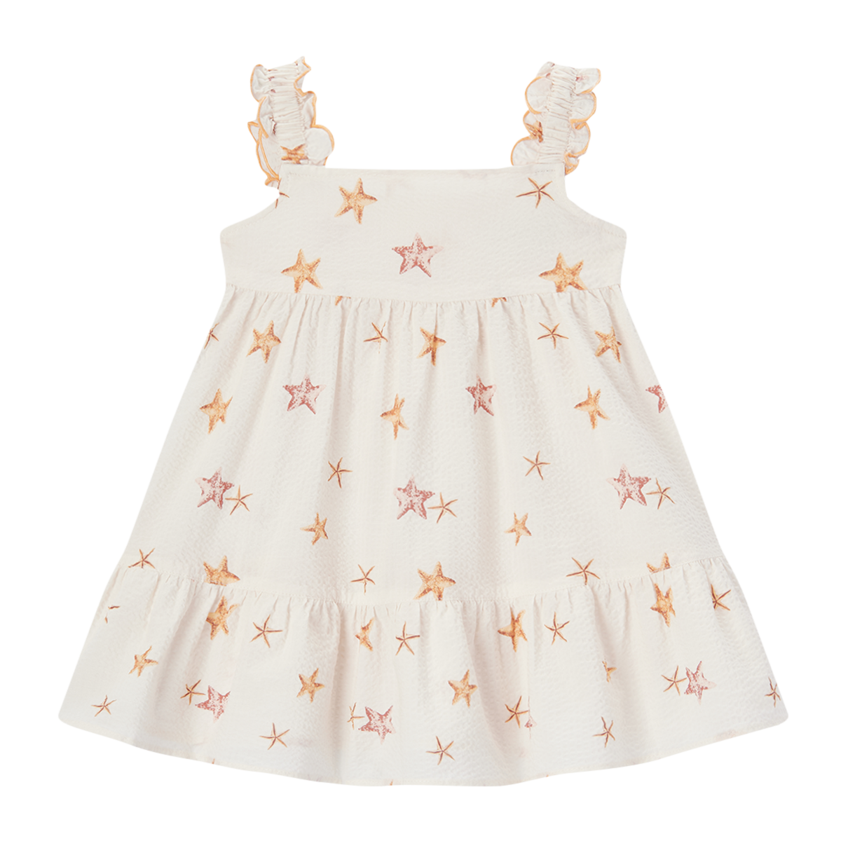 Starfish Dreams Ruffle Tiered Dress