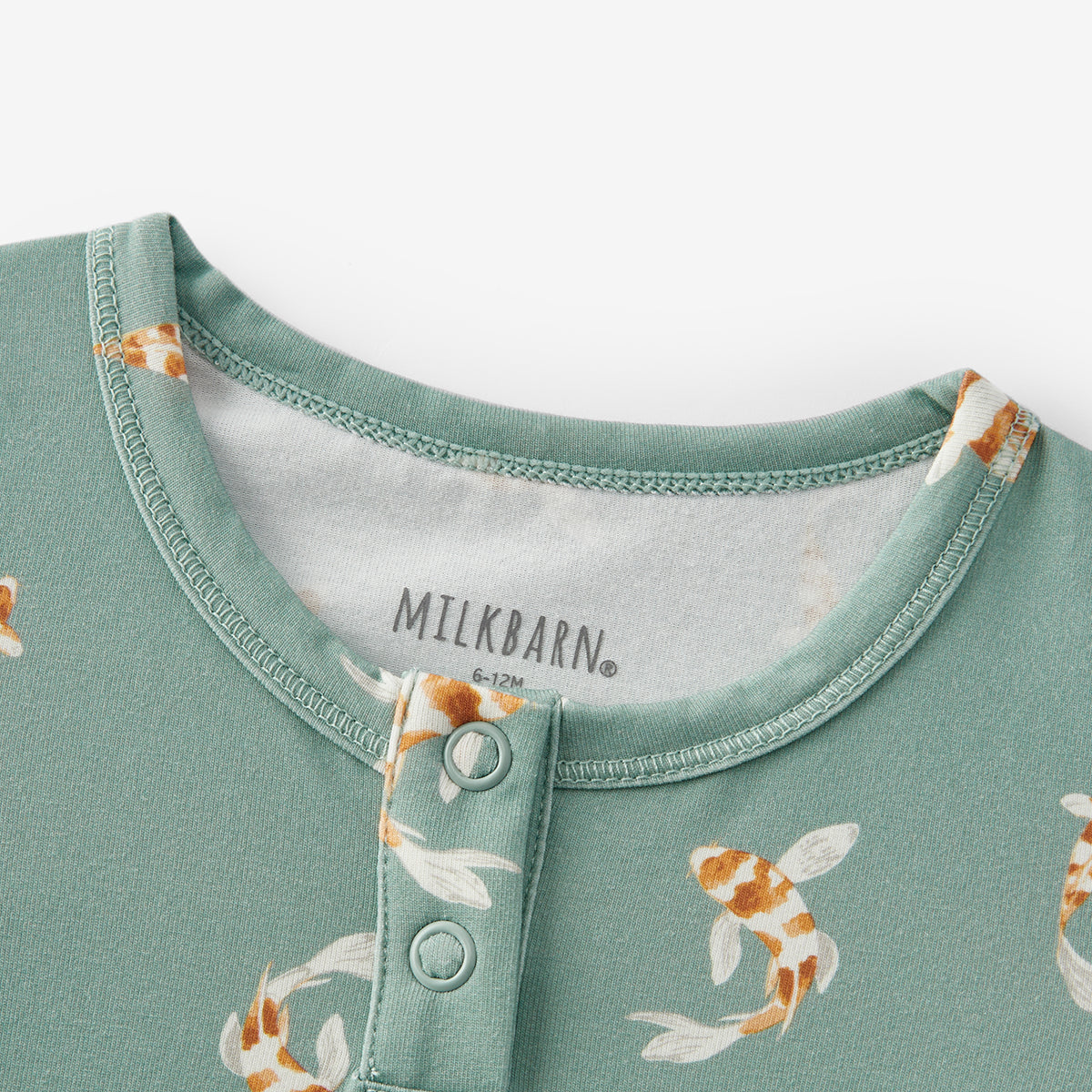 Swimming Koi Cotton Stretch Shortall