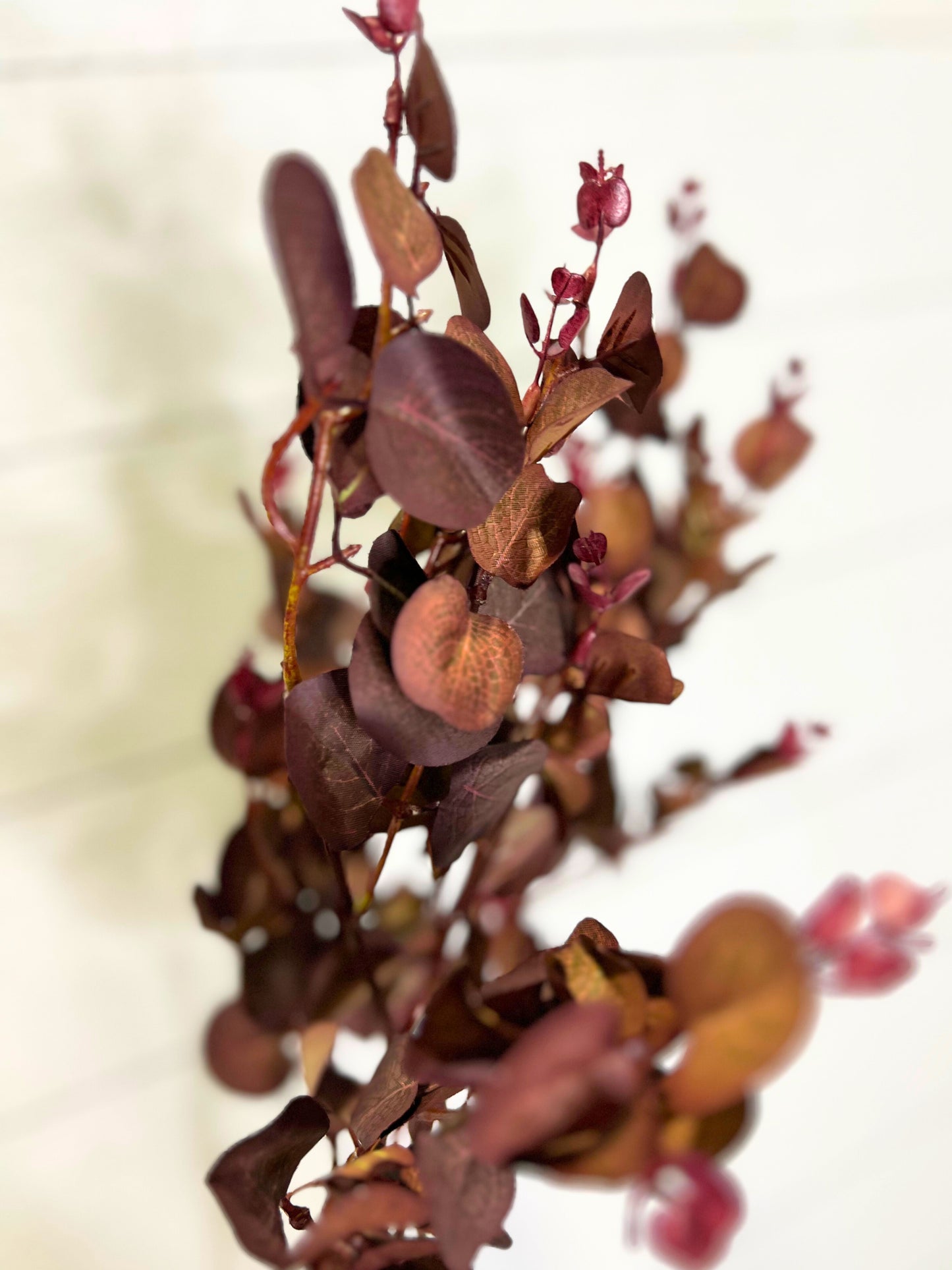 Artificial Purple Autumn Eucalyptus Stems