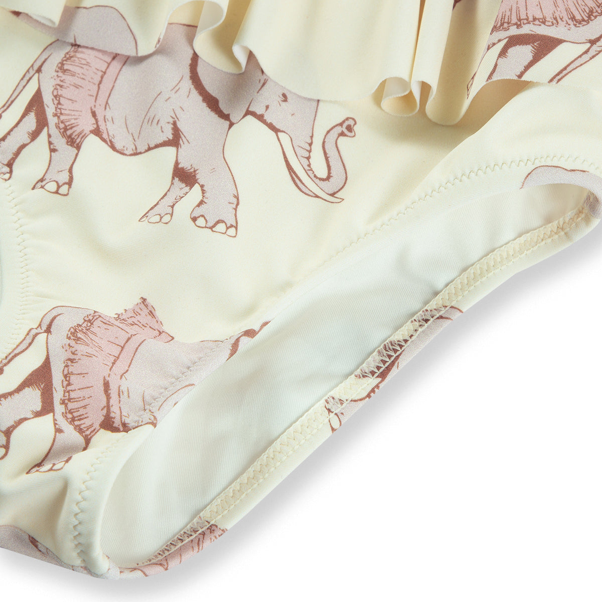 Tutu Elephant Ruffle Waist Suspender Swimsuit