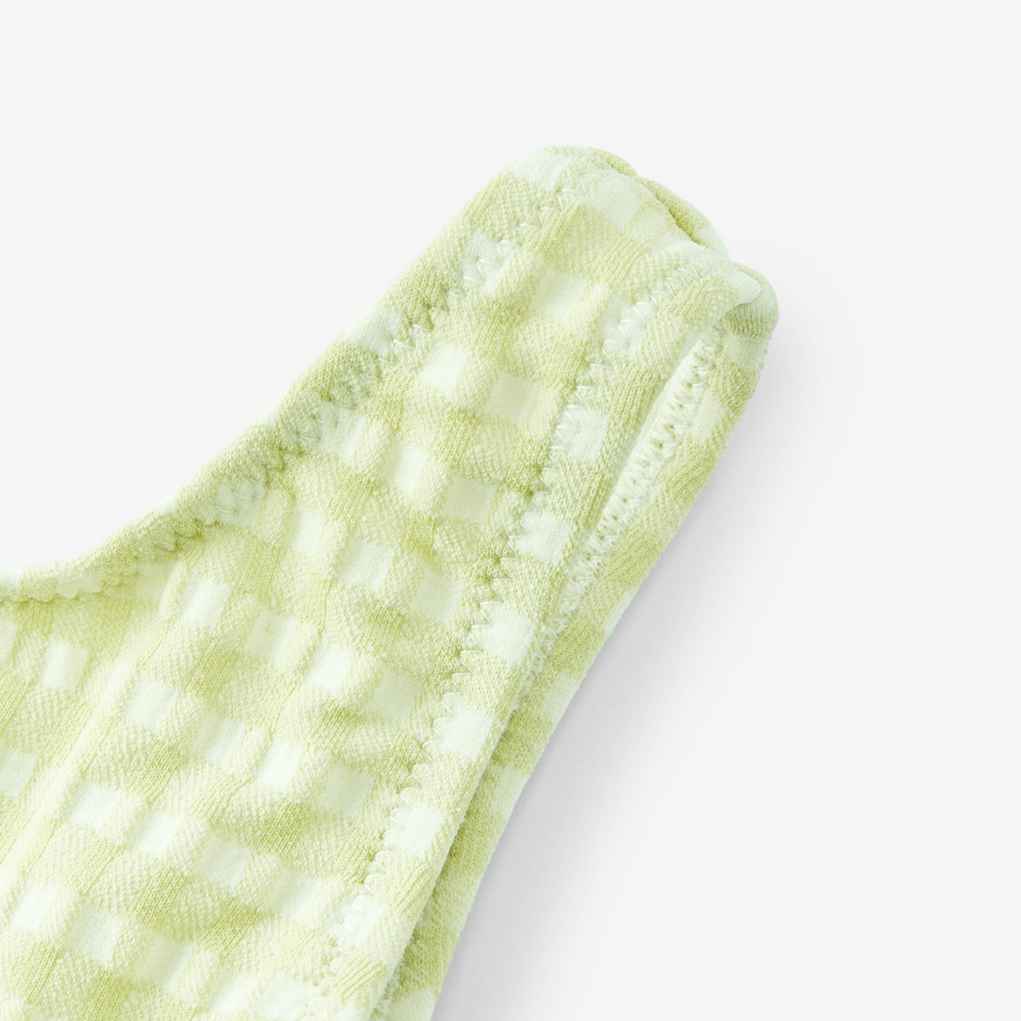 Green Gingham Ballet Skirt Swimsuit
