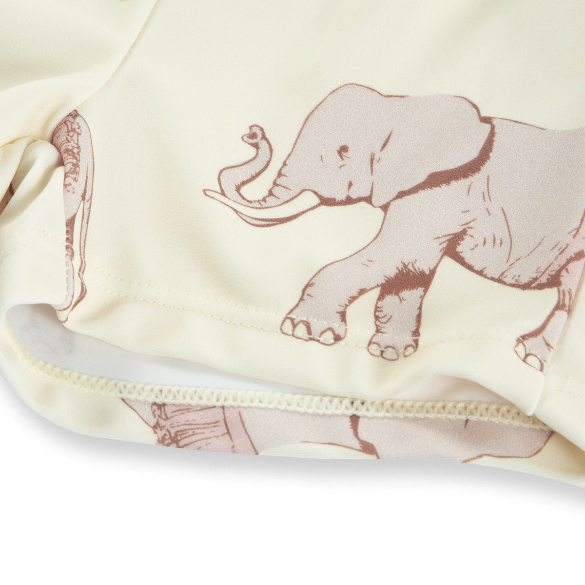 Tutu Elephant Zipper Top and Swim Trunks