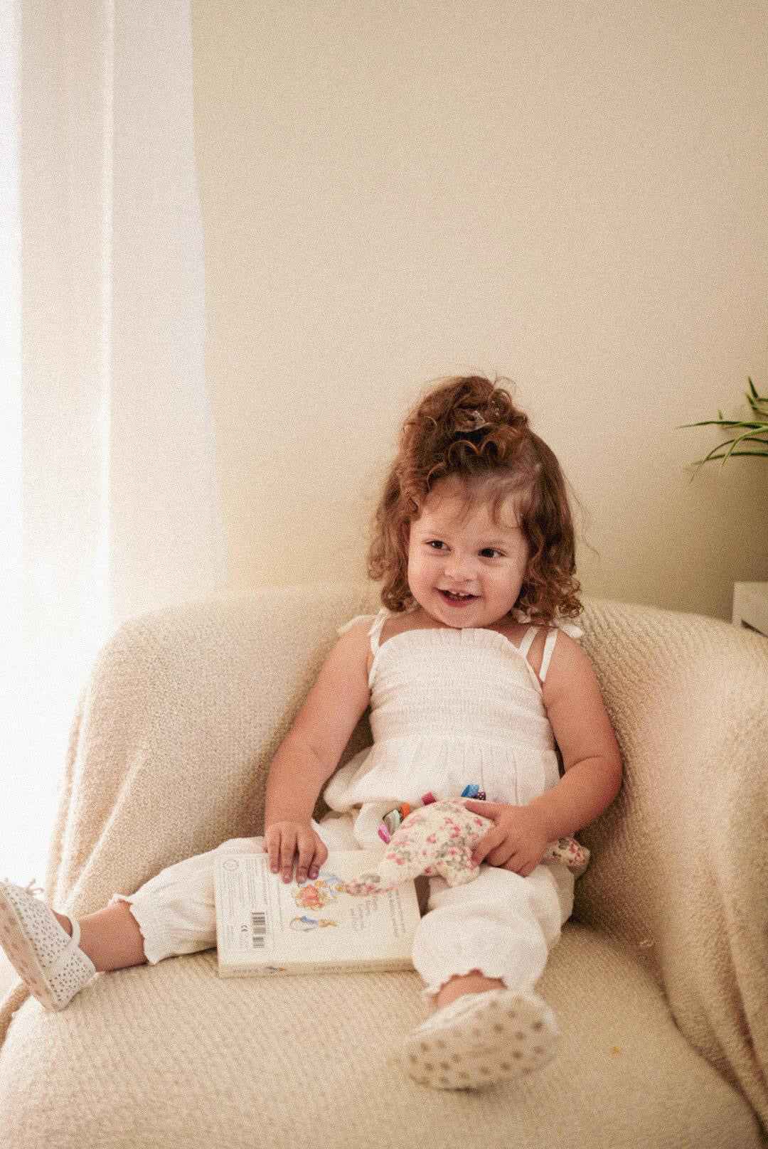 Lily | Swiss Dot Cotton Playsuit | Antique Ivory