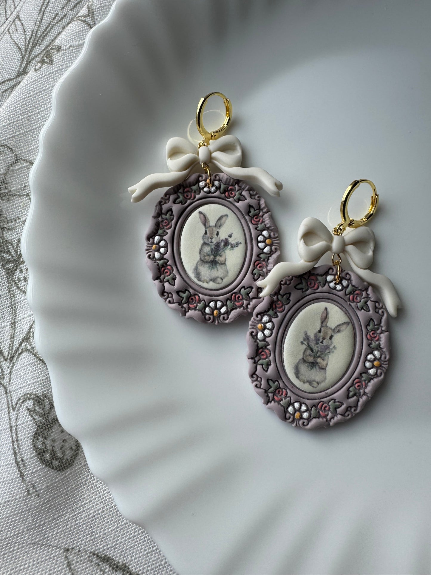 Lavender Bunny Frames