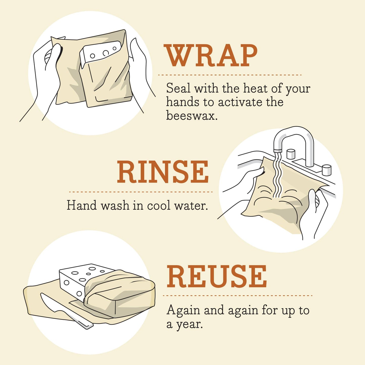 Bee's Wrap - Assorted 3 Pack - Honeycomb
